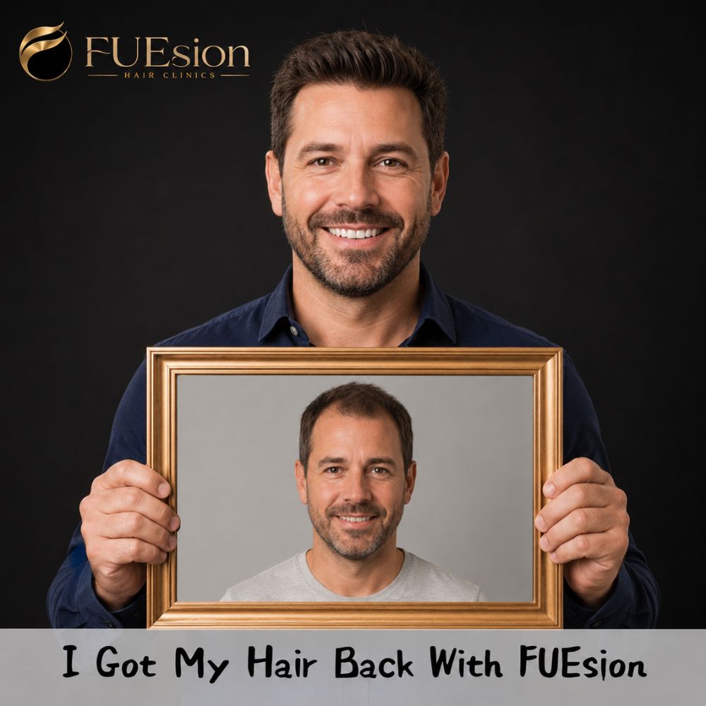 FUEsion hair transplant patient result