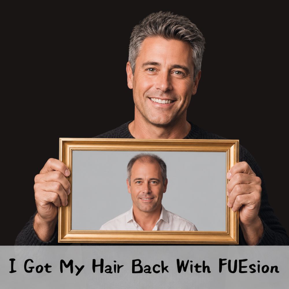 FUEsion hair transplant patient result