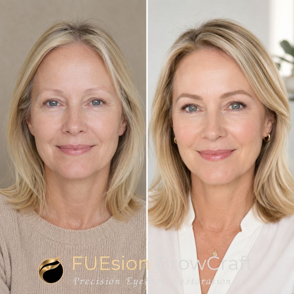 BrowCraft eyebrow restoration result