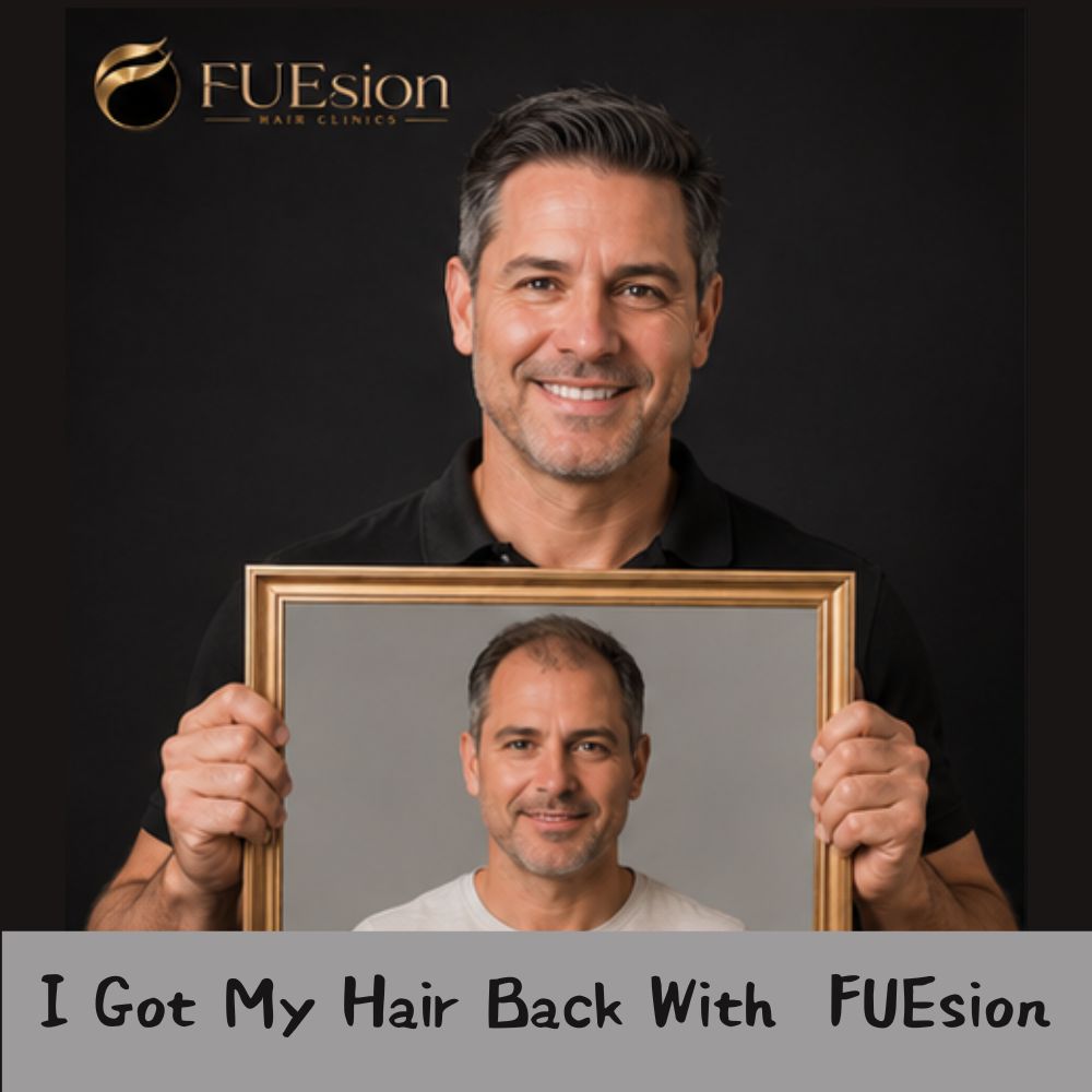 FUEsion hair transplant patient result