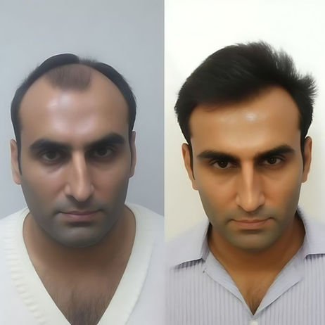 Hair Transplant Beverly Hills CA - FUEsion Hair Clinics - Male Hair Transplant Before And After
