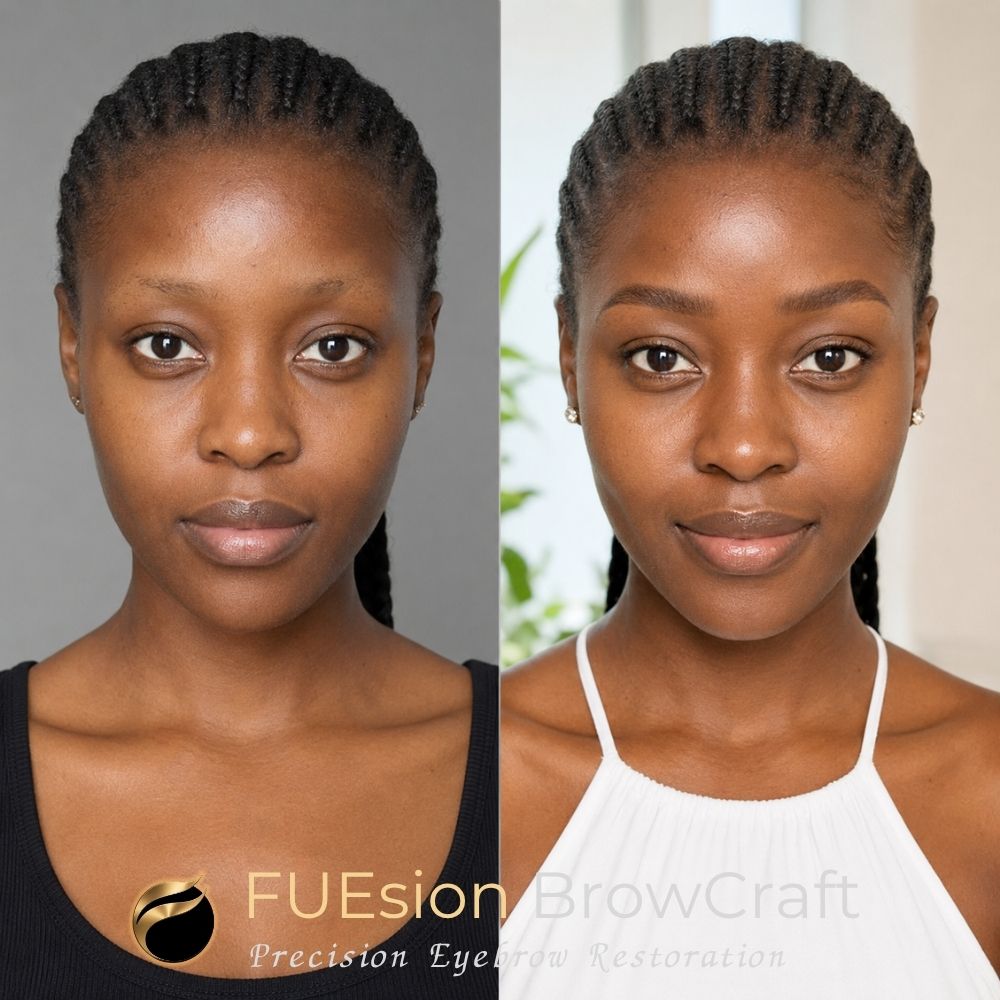 BrowCraft eyebrow restoration result