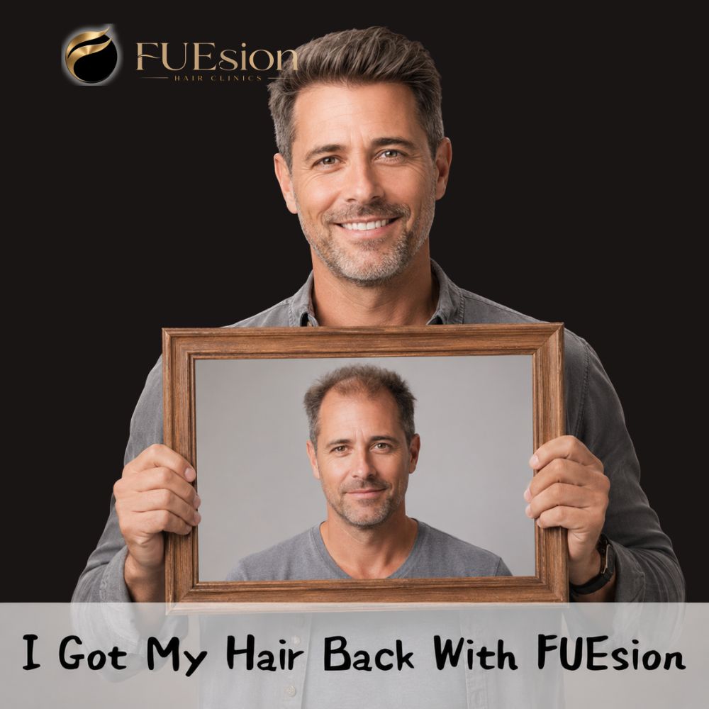 FUEsion hair transplant patient result