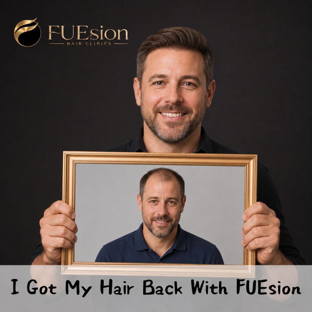FUEsion hair transplant patient result