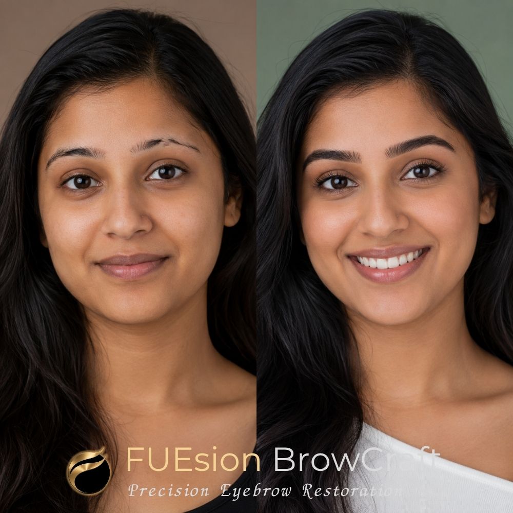 BrowCraft eyebrow restoration result