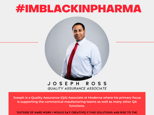 #ImBlackInPharma | Joseph Ross