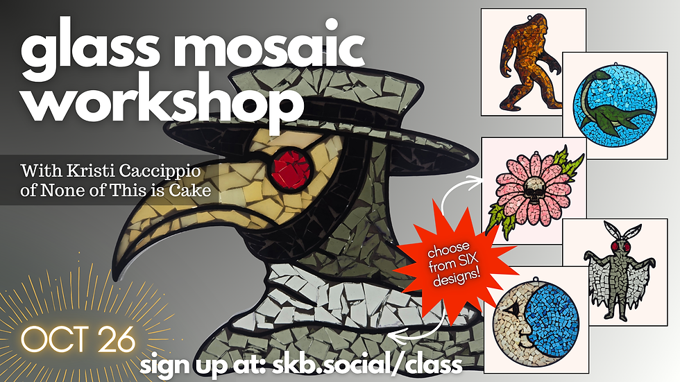 Cryptids Glass Mosaic Suncatcher Workshop