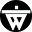 Round Black Writscrib logo
