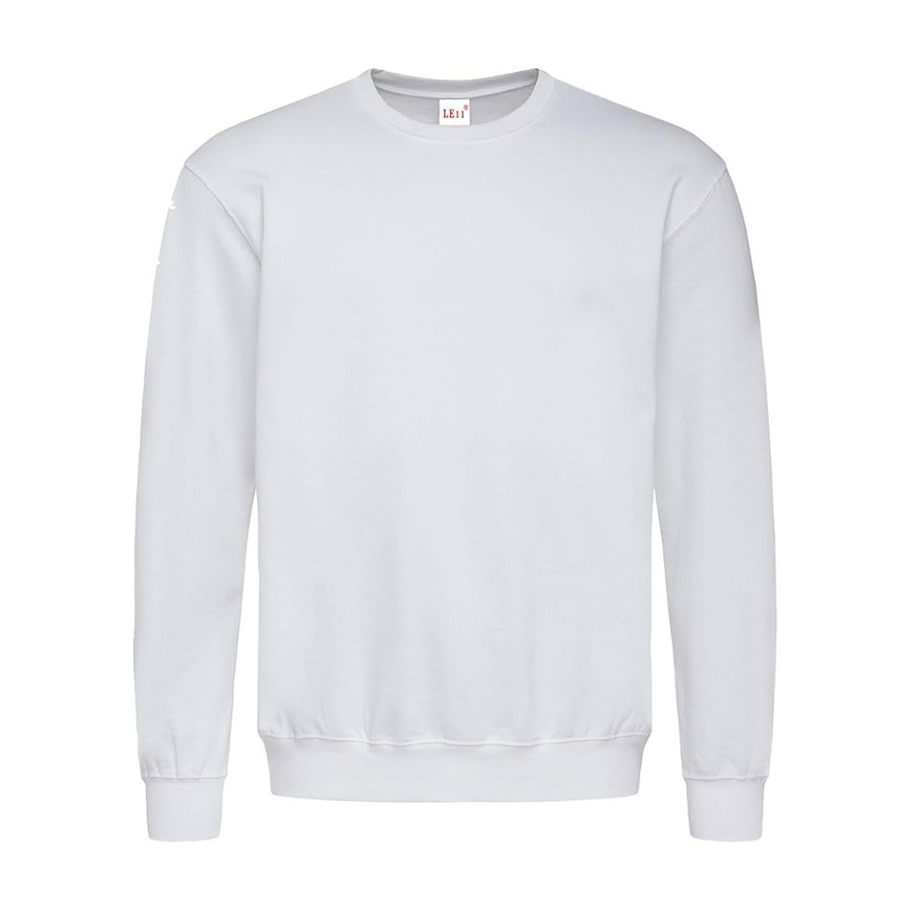 LE11® unisex 280G crew neck sweatshirt for adults, featuring a soft, comfortable fabric and a classic crew neck design for ca