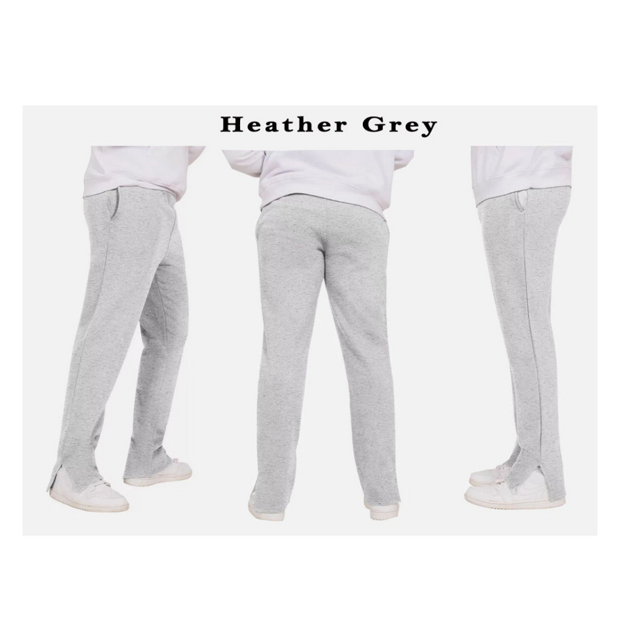 Men’s open hem sweatpants available in multiple colors for versatile styling.