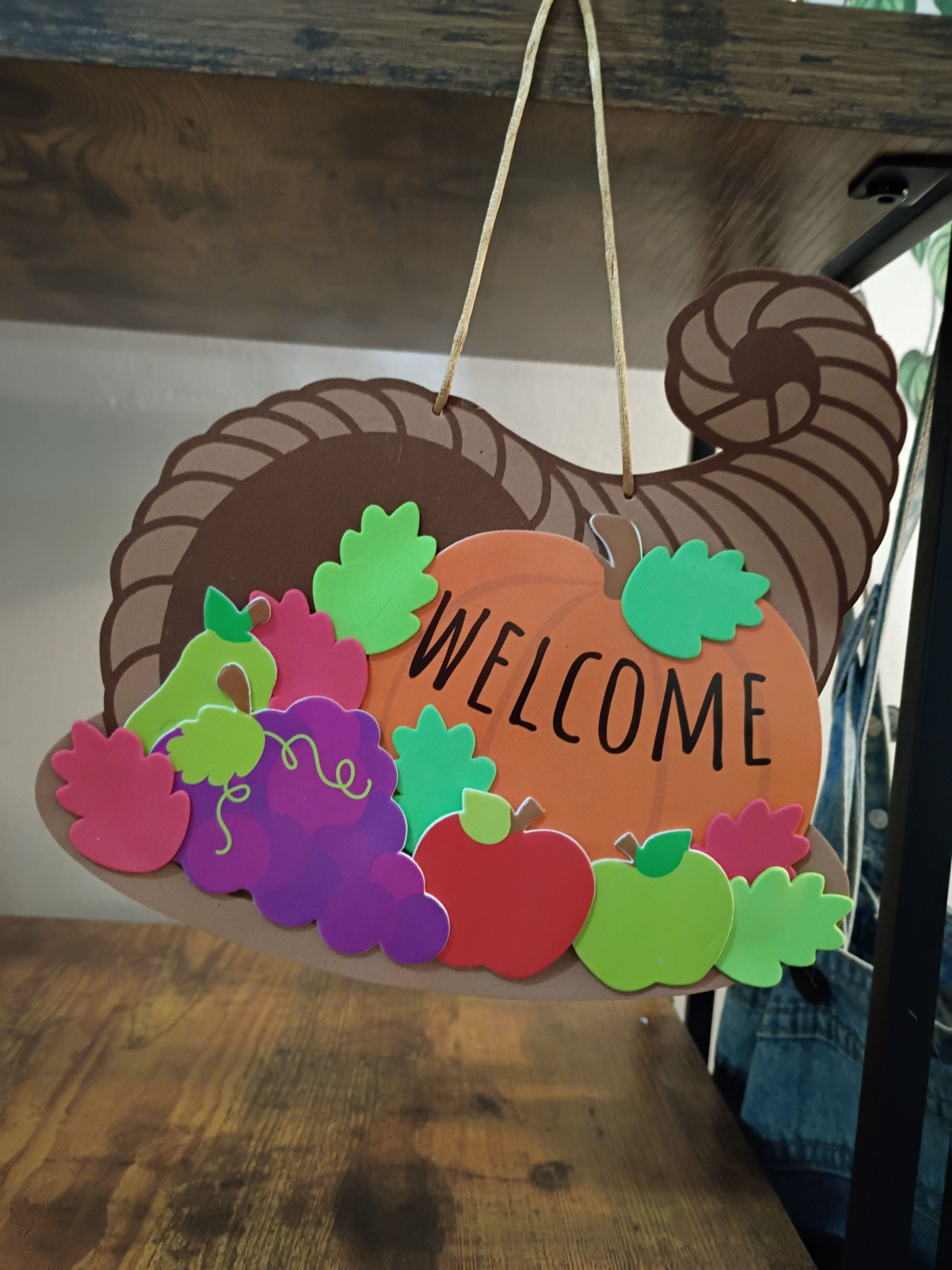 Cornucopia Welcome Sign