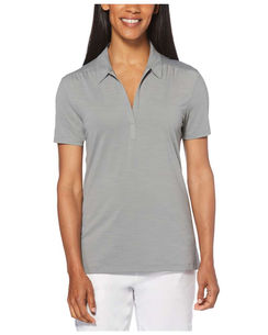 Callaway Ladies Tonal Polo in the color monument grey