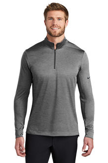 Nike Dry 1/2-Zip Cover-Up in the color black heather