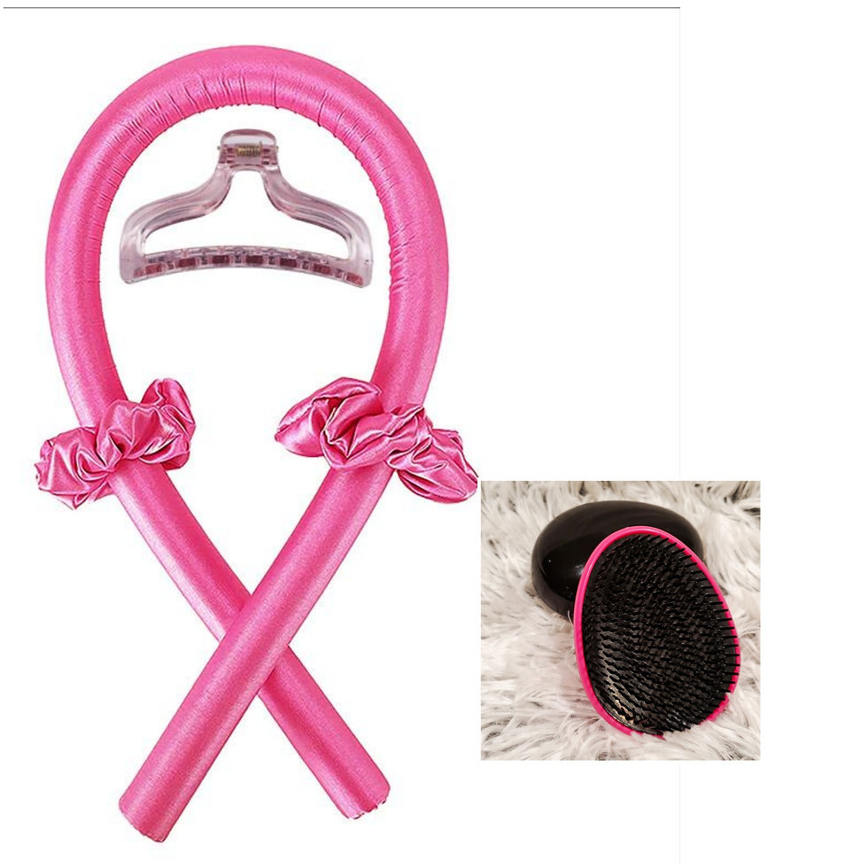 Thumbnail: Curling Rod, Heatless Curls Ribbon, Heatless Hair Curler for Long Hair, No Heat