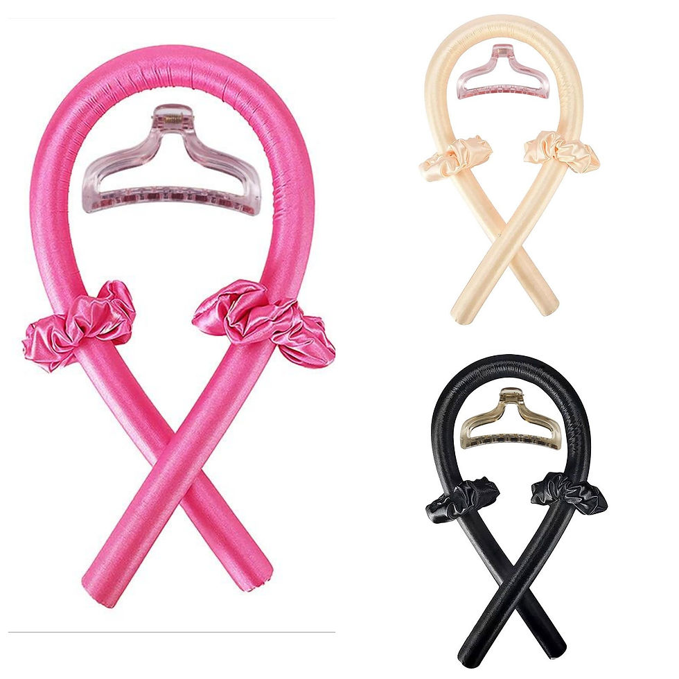Thumbnail: Curling Rod, Heatless Curls Ribbon, Heatless Hair Curler for Long Hair, No Heat