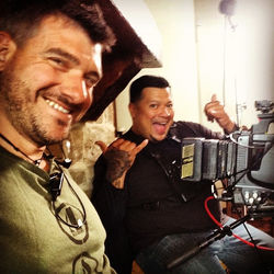 Filming with the maestro!  _darkalley75  hope I learn something!  #makintv