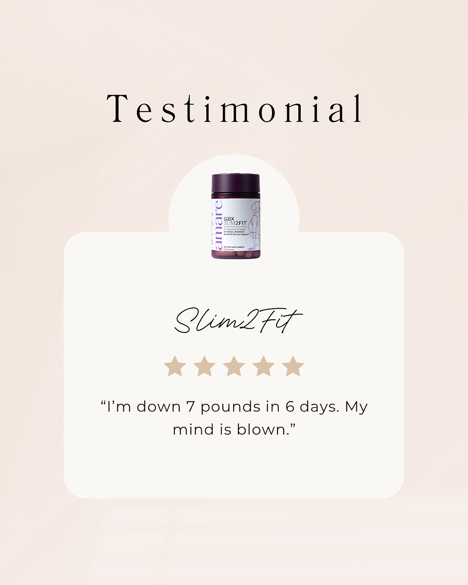 Slim2Fit testimonial showing early weight loss results and reduced bloating for women over 40
