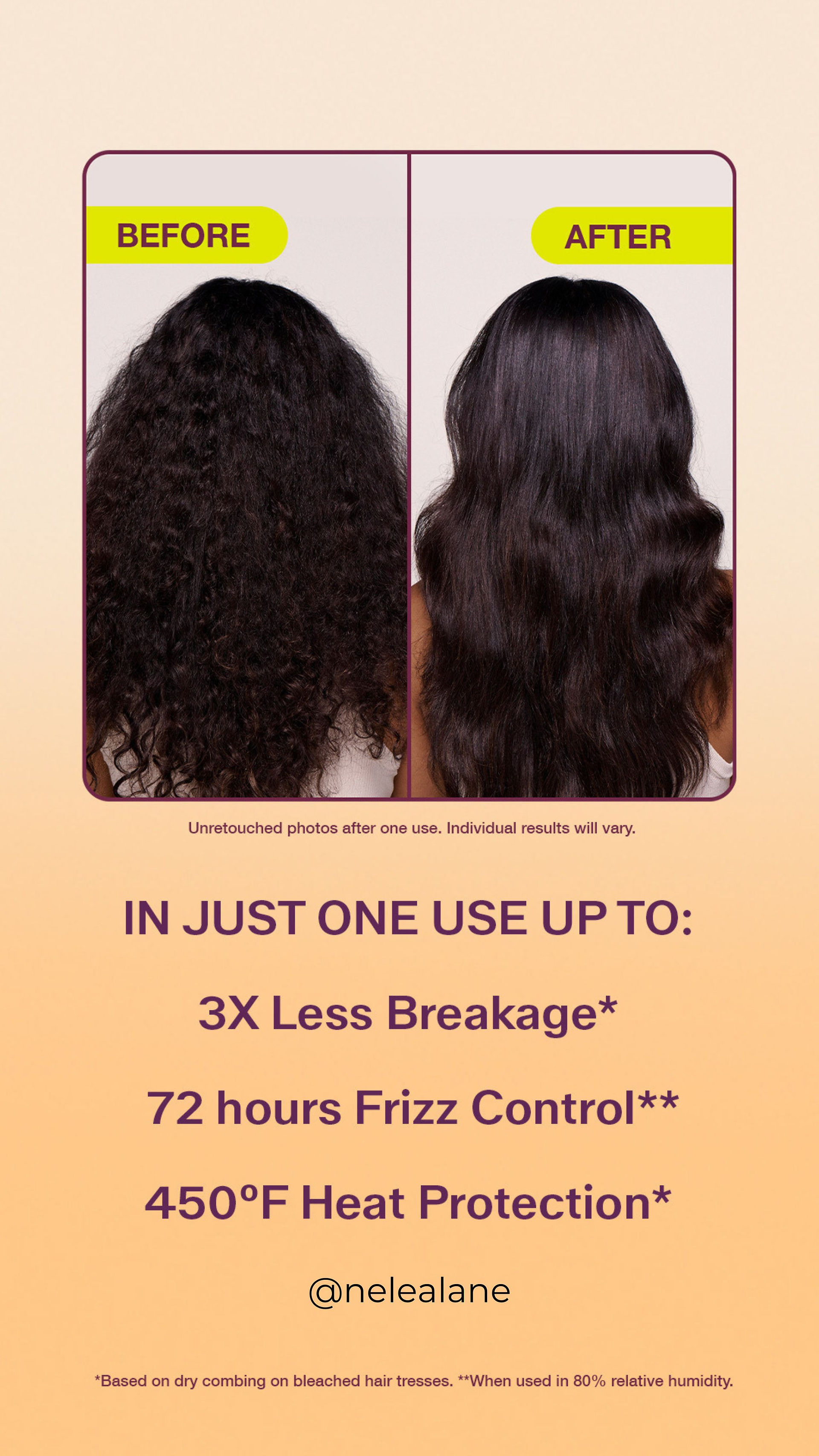 Long dark hair results from fermented hair care