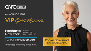 CMORoom Proudly Welcomes VIP Guest Speaker, Robyn Streisand
