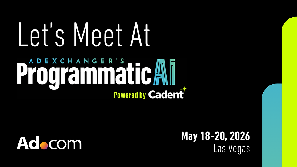 Meet Ad.com @ Programmatic AI