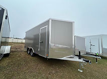 102x16 wide-body aluminum enclosed trailer with 10K GVWR, ramp door, and premium construction.