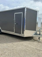 Heavy-duty 8.5x26 galvanized enclosed trailer with 10K GVWR, tandem axles, ramp door, side access door, and LED lighting—built for durability and year-round use.