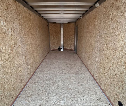 enclosed trailer interior plywood walls aluminum frame