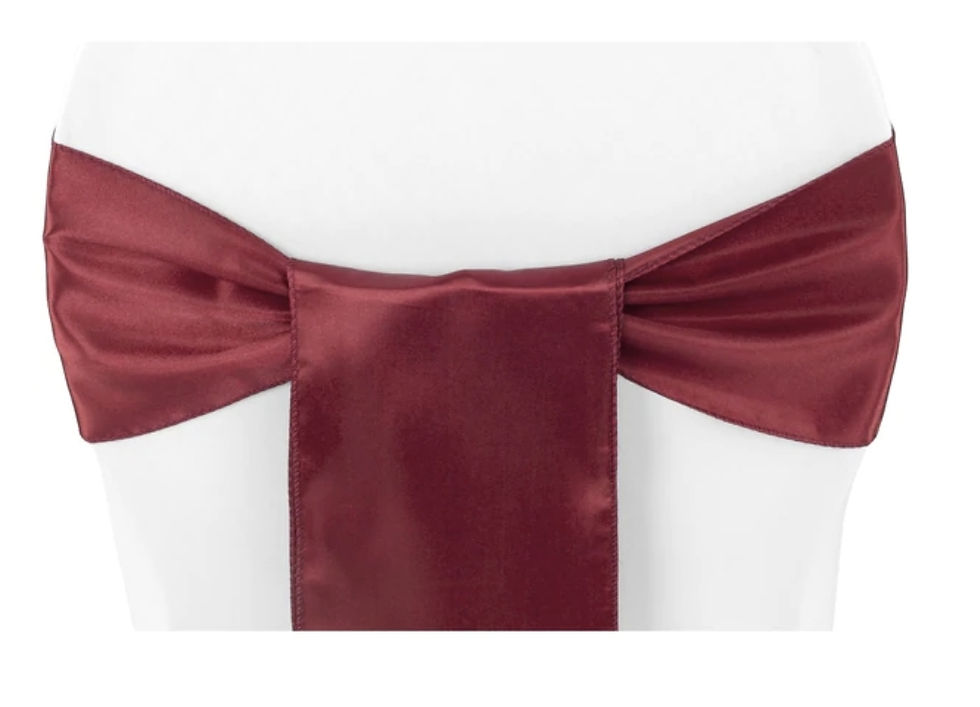 Satin Chair Sash