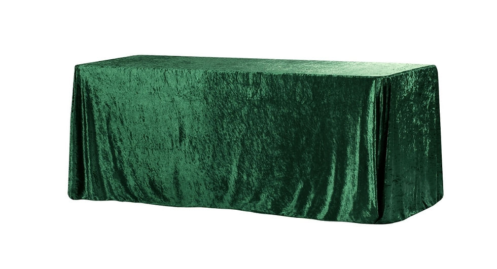 Velvet Rectangular Tablecloth 90 x 156"