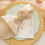 Thumbnail: Muted Gold Floral Pattern Charger Plate