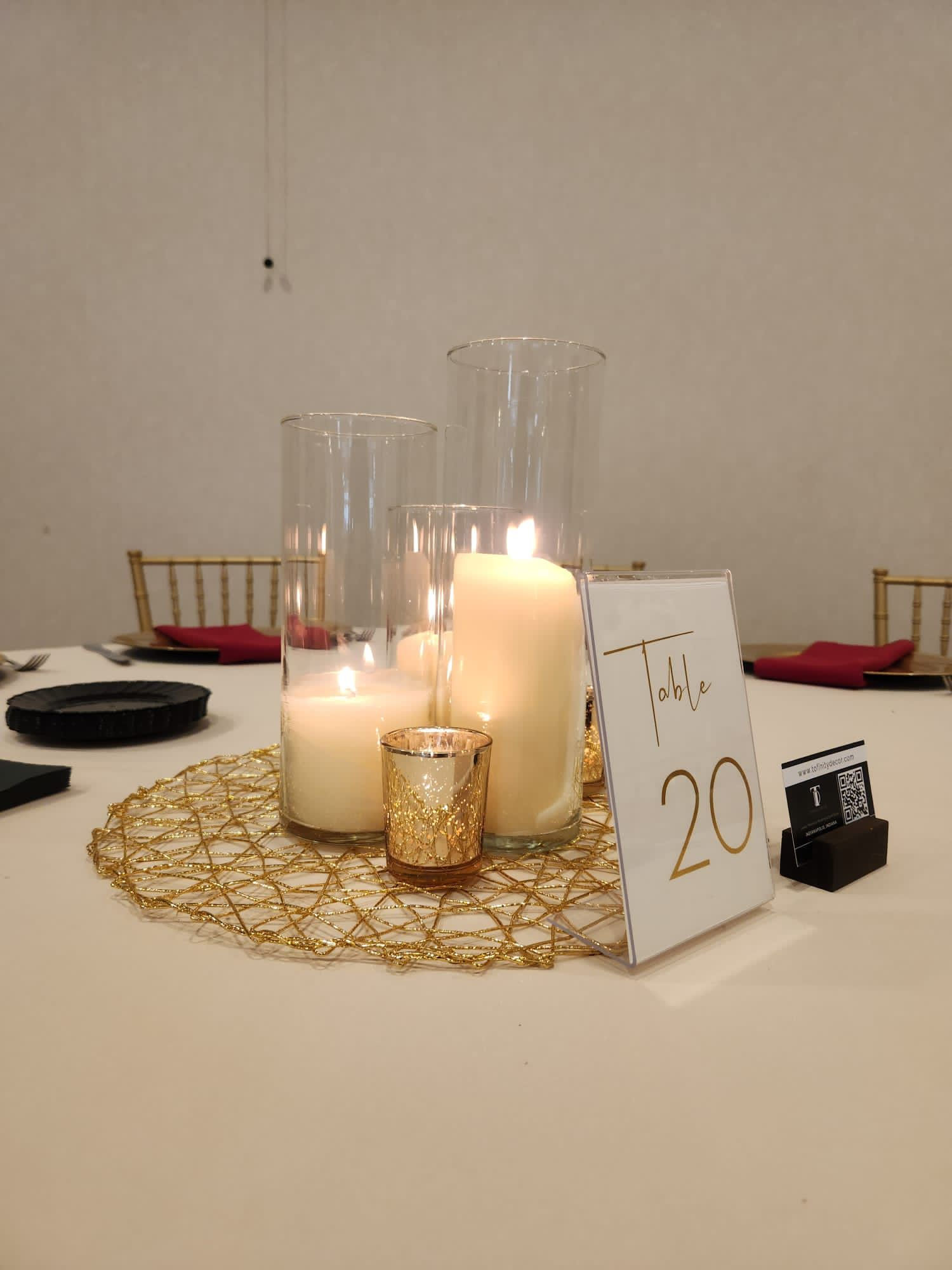 Cylinder Vase Set (Pillar Candles)