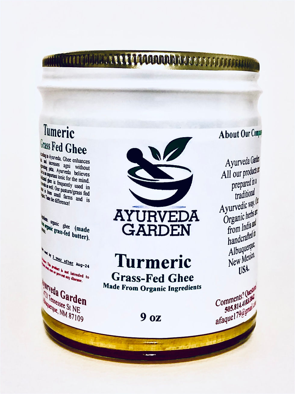 Tumeric Grass-Fed Ghee