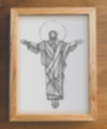 Jesús Resucitado / Dibujo pequeño formato