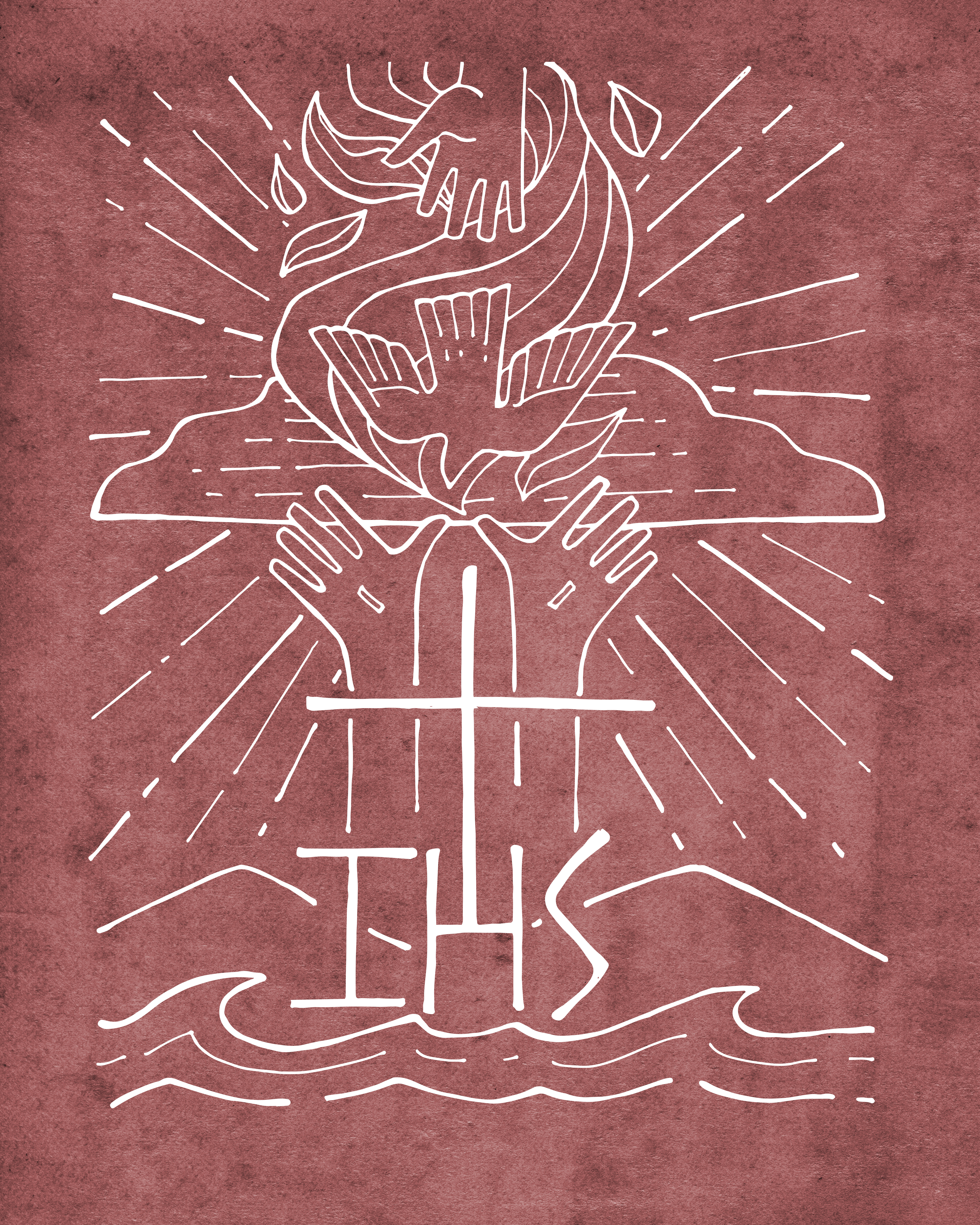 Santísima Trinidad dibujo / Holy Trinity drawing
