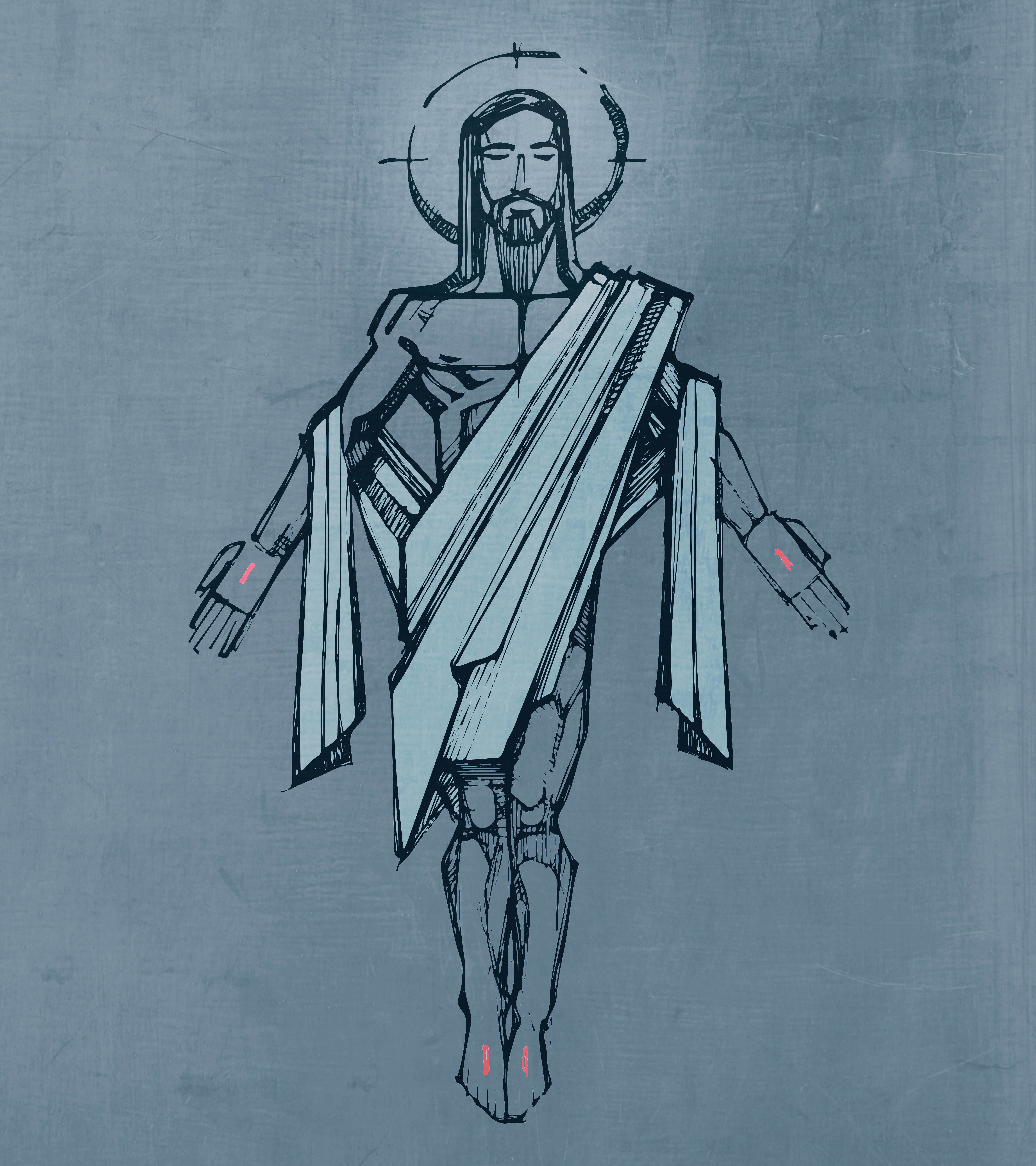 Jesus Resucitado dibujo / Resurrected Jesus drawing