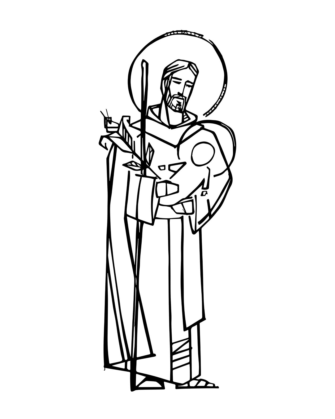 San José dibujo / Saint Joseph drawing
