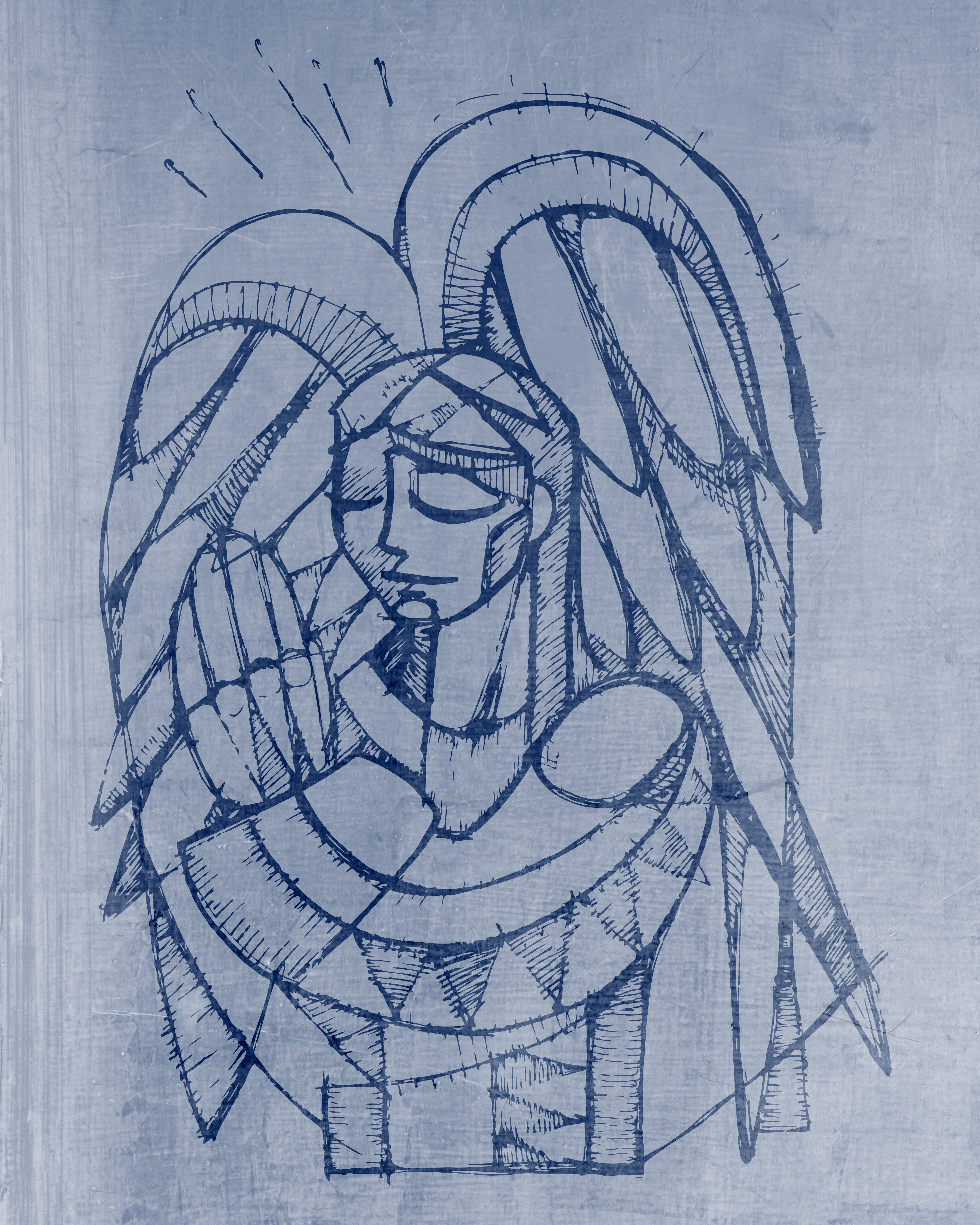 Angel dibujo / Angel drawing