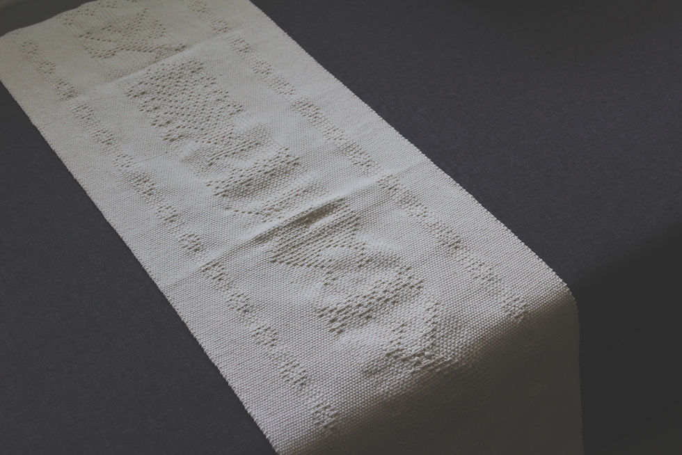 Thumbnail: Table runner / Foot of bed / Oaxaca Mexico