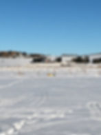 Take-off on skis
