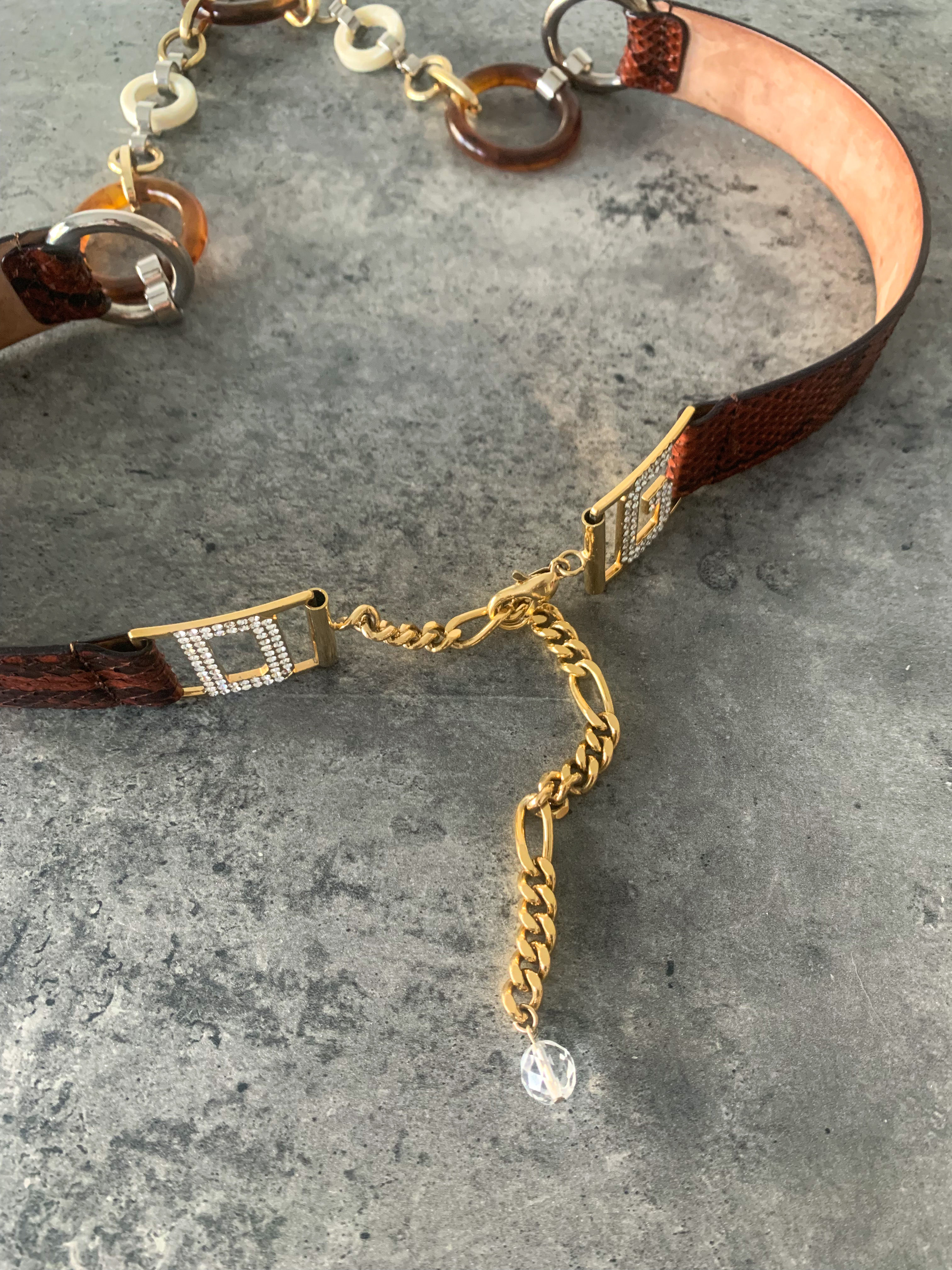 חגורה בשילוב טבעות Dolce & Gabbana