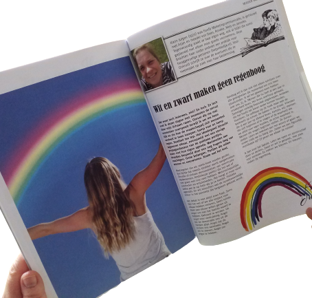 Wit en zwart maken geen regenboog