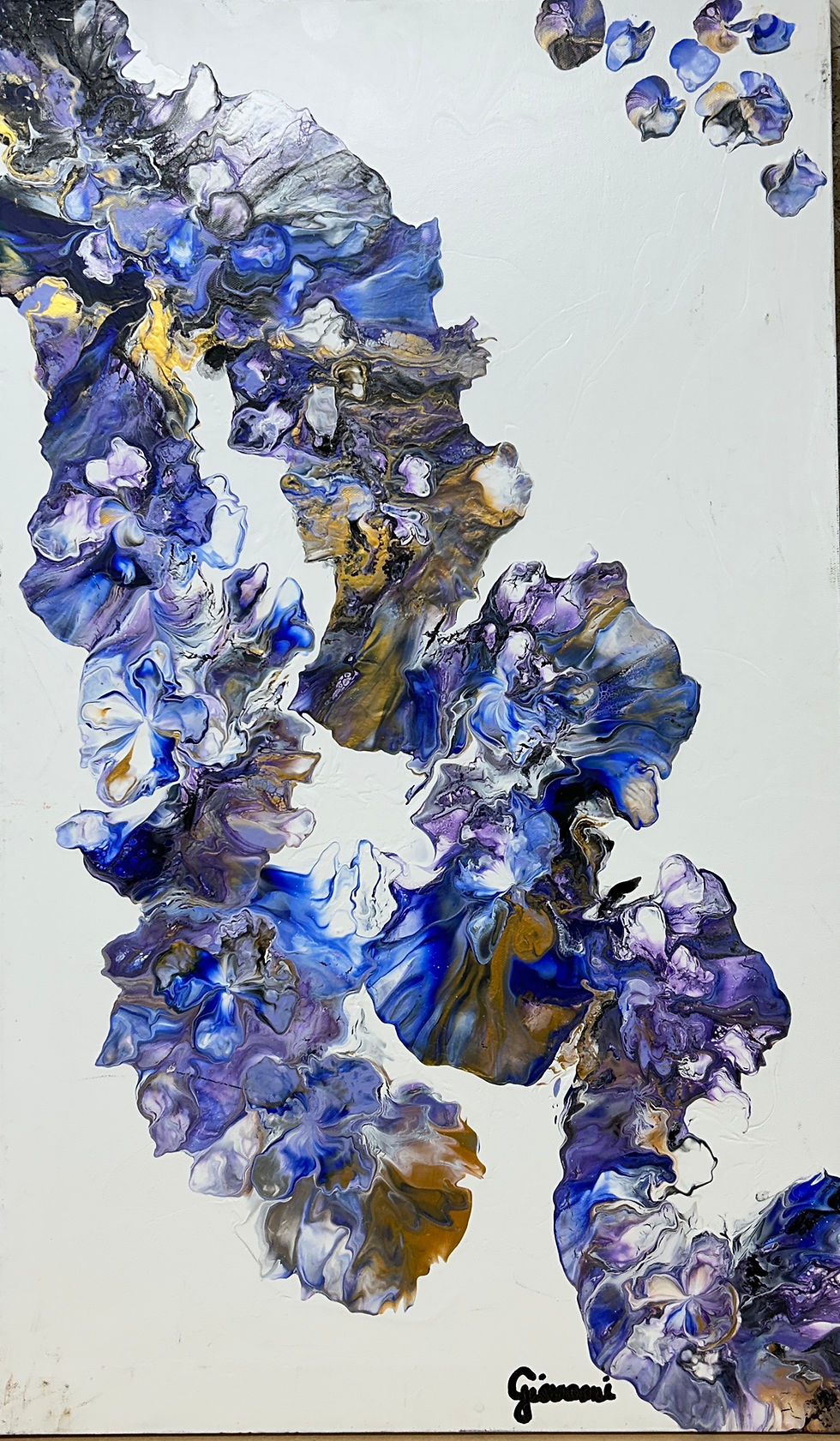 Thumbnail: TWO-FACE MADONNA CUSTOM MADE OIL PAINTINGS PURPLE RHAPSODY