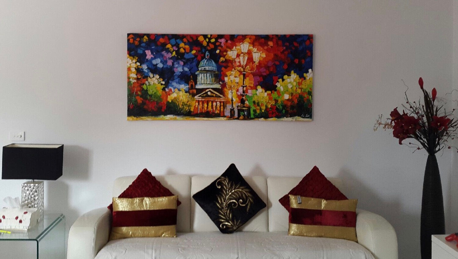 Capitol Hill Washington 3-D Pallet Knife Painting