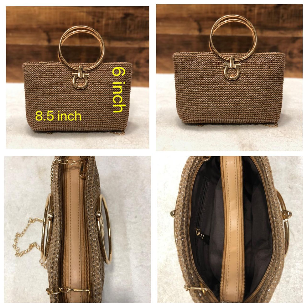 Thumbnail: Maharaja Co. Designer Jute Material Handbag For Her