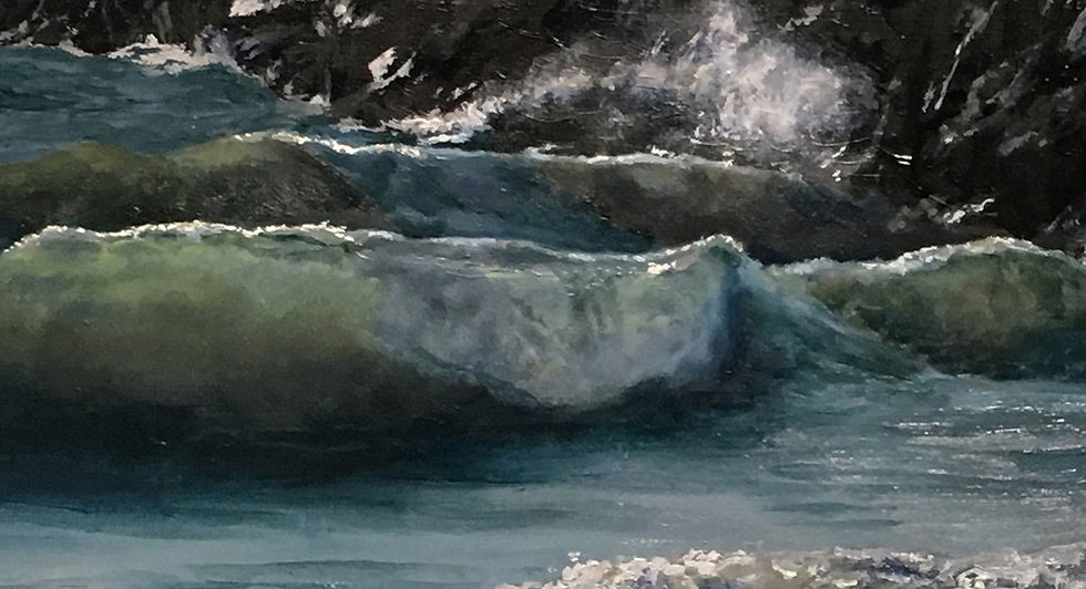 Thumbnail: Waves Breaking On A Pier