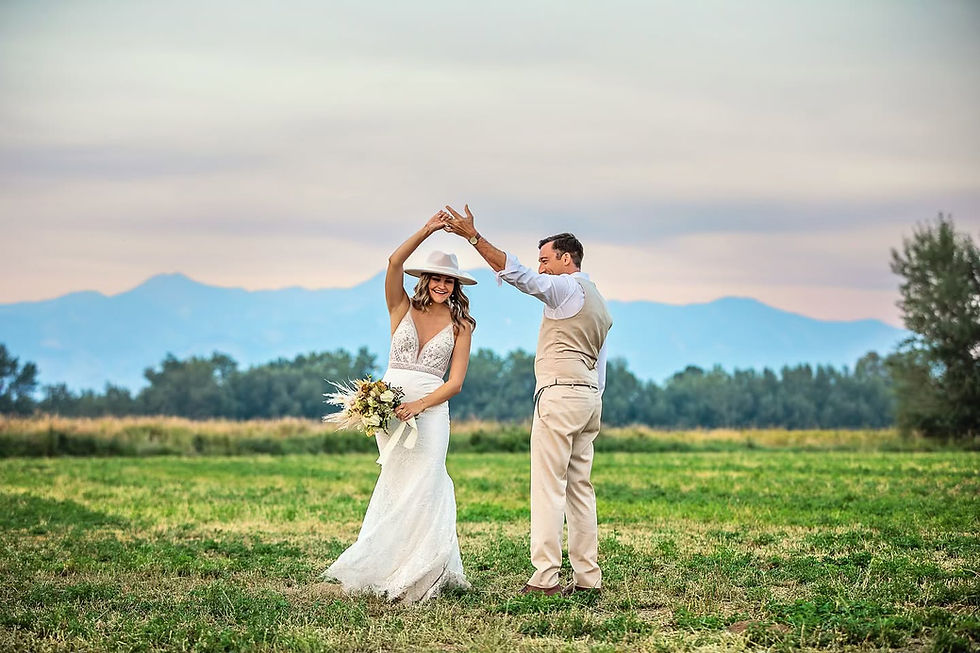 western bridal hair Bozeman @notariusphotography