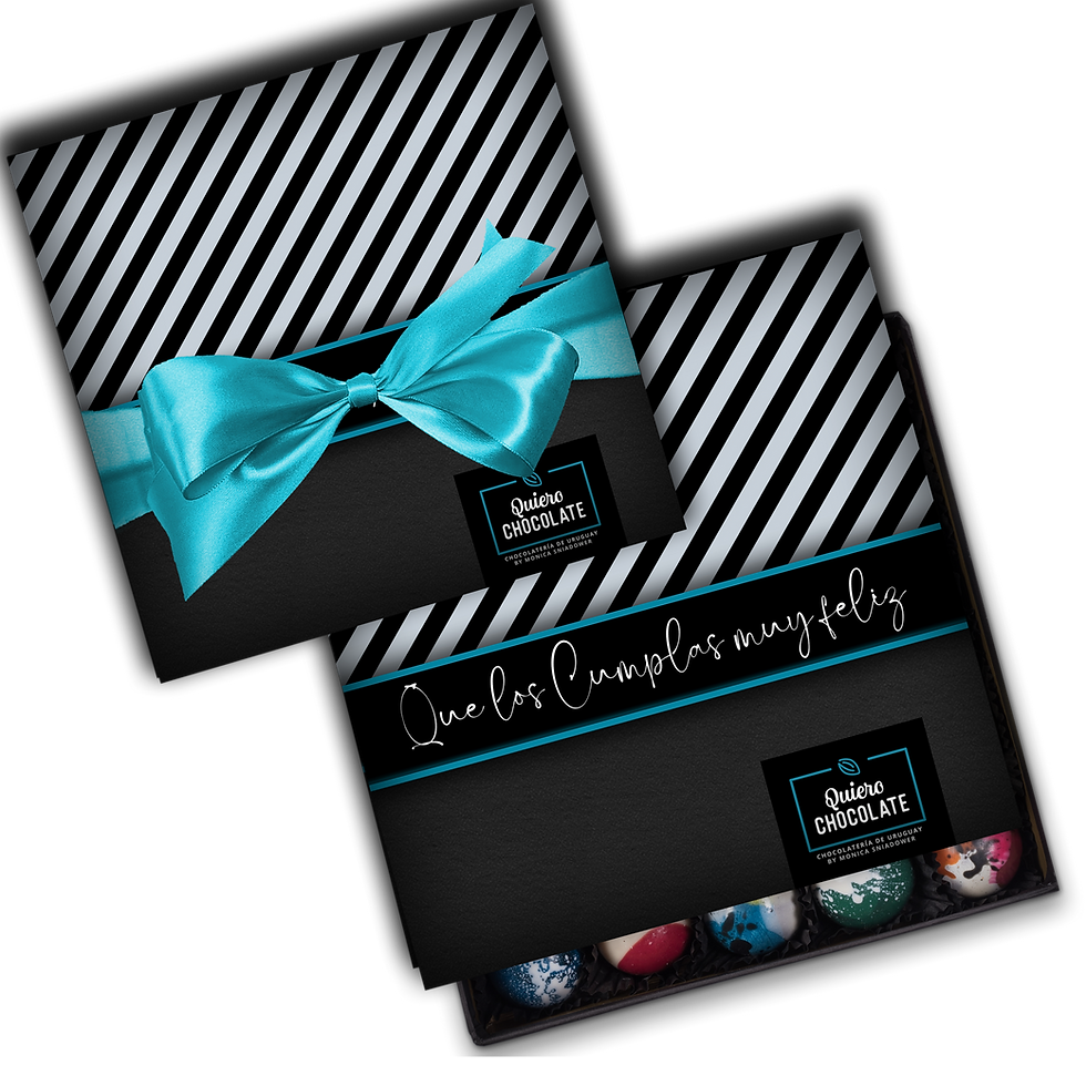 Miniatura: Caja Cumpleaños  Premium Especial, Rayas o Dots
