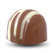 Dulce de leche cremoso. Dulce y cremoso adentro, dulce y crocante afuera.