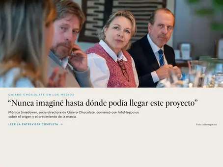 Mónica Sniadower: la historia y el crecimiento de Quiero Chocolate
