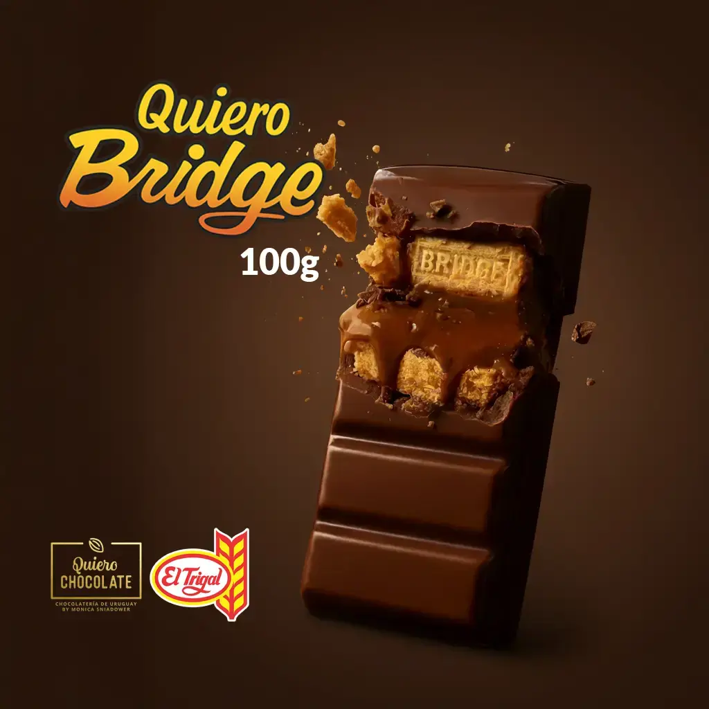 Quiero Bridge 100 g chocolate Semi Amargo · Edición Especial Lanzamiento